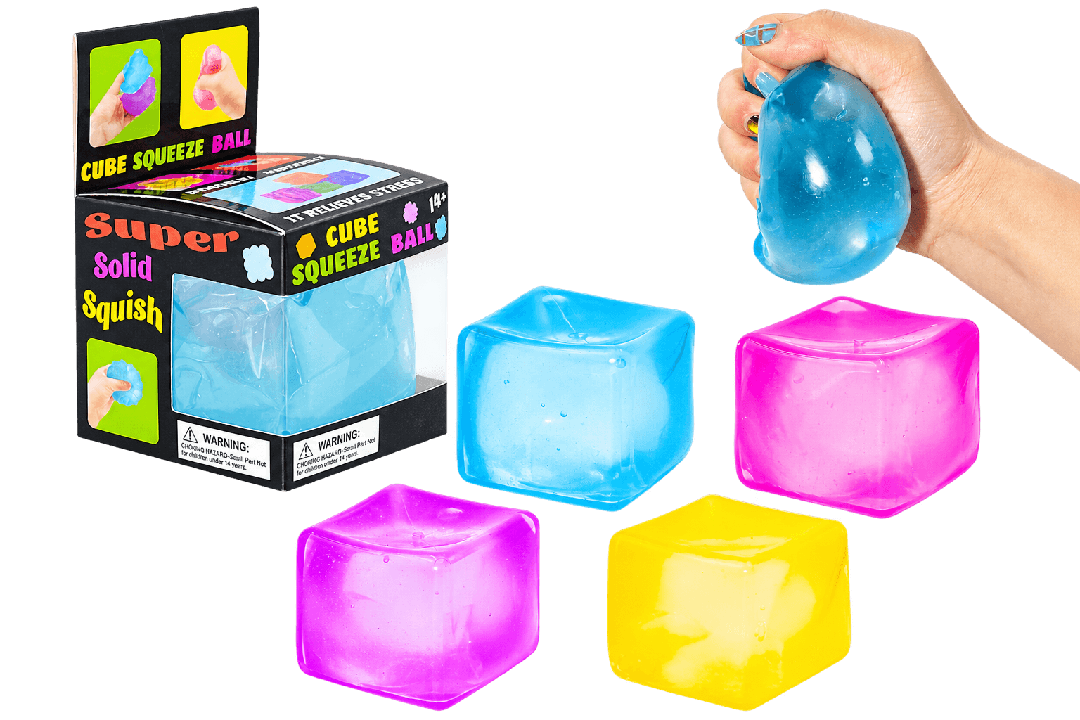 Cubo Sensorial Gelo em destaque